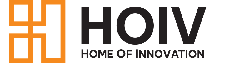 Logo: Orange icon, black name — for white and light backgrounds